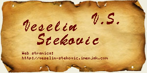 Veselin Steković vizit kartica